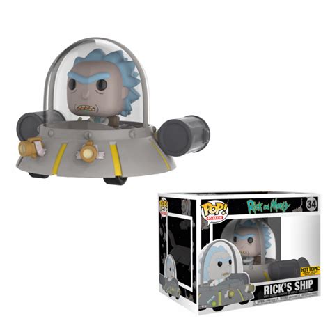 Funko Pop Rides Rick And Morty Rick In Space Cruiser Exclusive
