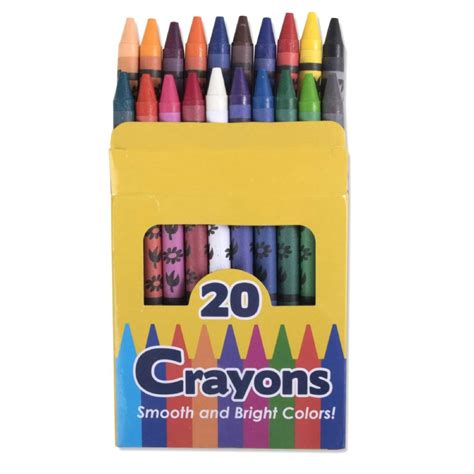 96 Units Of 20 Pack Of Crayons Crayon At