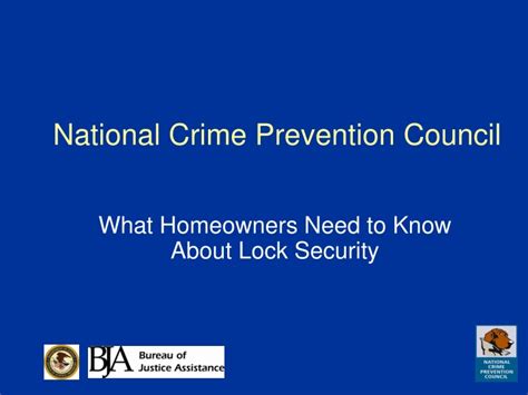 Ppt National Crime Prevention Council Powerpoint Presentation Free