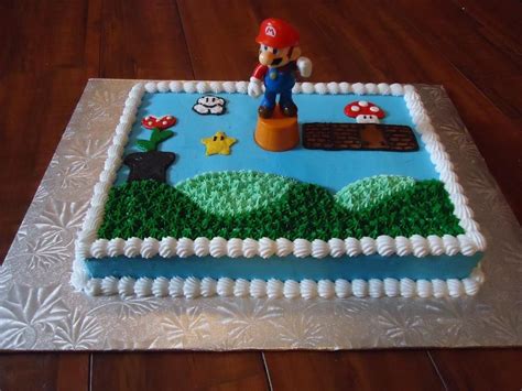 Easy Mario Birthday Cakes - Mario Cake Mario Birthday Cake Super Mario Cake Mario Bros Cake ...