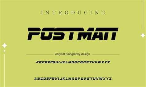 Premium Vector Modern Bold Font Regular Italic Number Typography