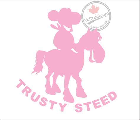 Trusty Steed Premium Vinyl Decal