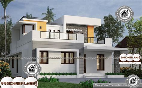 35 X 40 House Plans With Latest Low Cost Flat Type Simple Home Design