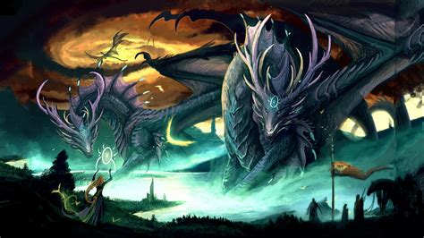 Dragon Fantasy Artwork Art Dragons
