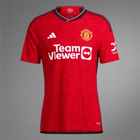 Adidas Manchester United 2324 Home Authentic Jersey Red Adidas Uae