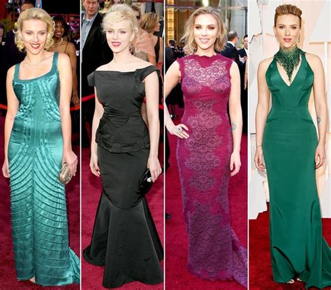 Scarlett Johansson Oscars Stars Looks Through The Years Us Weekly