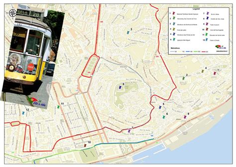 Tram 28 Lisbon Route Map Route Map Map Lisbon Tram