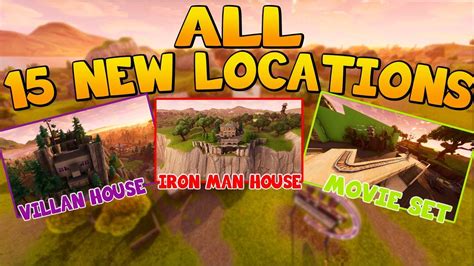 Battle royale, with the slogan brace for impact, started on may 1st, 2018, and ended on july 11th, 2018. ALL 15 NEW LOCATIONS IN FORTNITE SEASON 4! (Fortnite ...