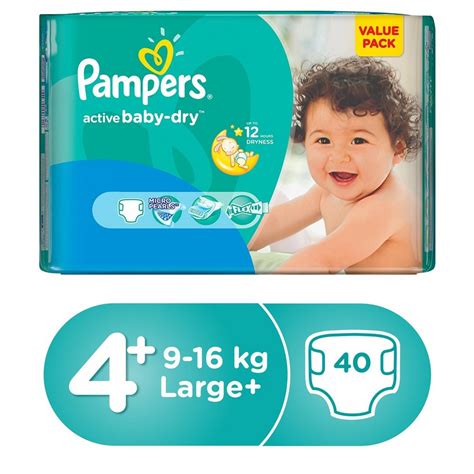 Pampers Active Baby Dry Diapers Size 4 Maxi Plus 9 16kg Value Pack