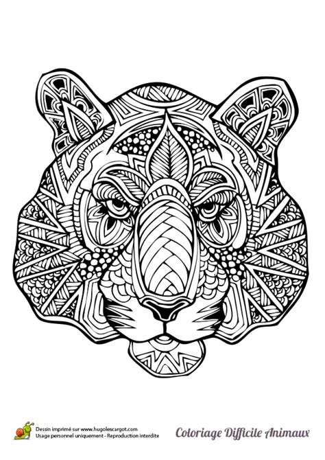 Coloriage Mandala Jungle Coloriage Tigre Mandala
