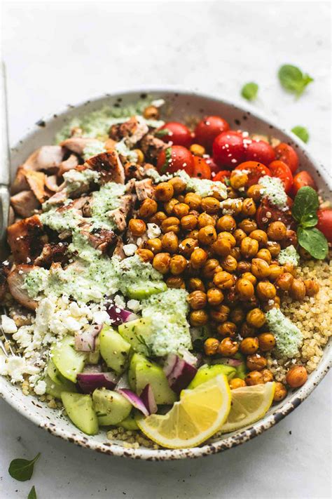 Maybe you would like to learn more about one of these? Greek Chicken Power Bowls - Half Cup Habit