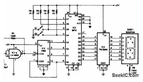 EEPROM_DISPLAY_DRIVER - Basic_Circuit - Circuit Diagram - SeekIC.com