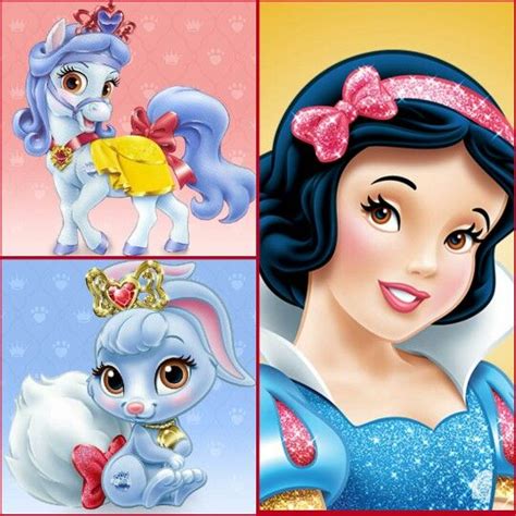 Snow White With Sweety Pony And Berry Rabbit Disney Palace Pets