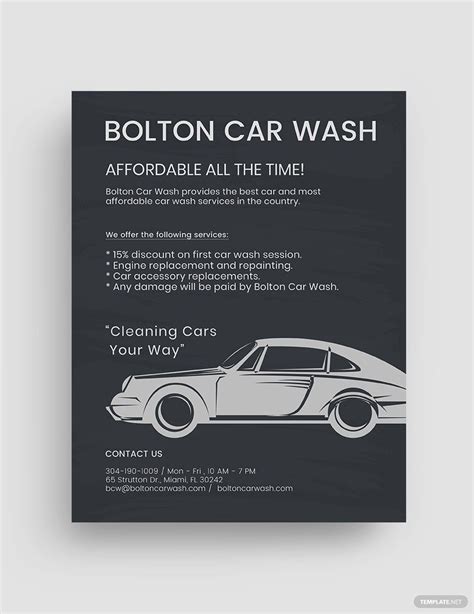 28 Car Wash Flyers Word Ai Psd Eps Indesign Format Download