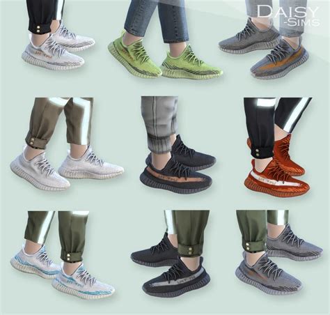 Yeezy Boost 350 V2 Malefemale In 2020 Sims Sims Cc Sims 4