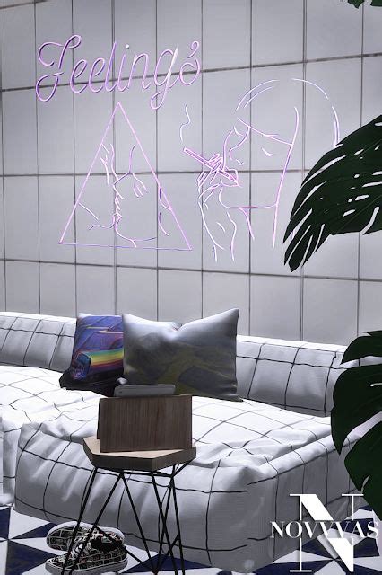 Neon Signs Set 4 Sims 4 Cc Furniture Sims 4 Sims