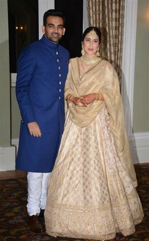 Zaheer Khan Wife Sagarika And His Wedding Photos Indian Weddings