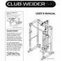 Weider Club 4870 Manual