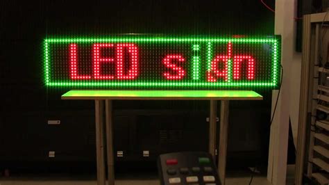How To Program Your Led Sign 3 Color Scrolling Programmable Message