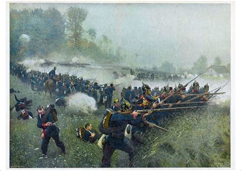 Print Of Koniggratz Battle 1866 History War Battle Military History