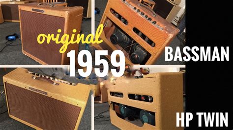 Fender 59 Twin Vs 59 Bassman Originals Comparison Youtube