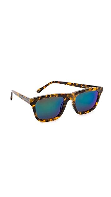 Karen Walker Superstars Collection Deep Freeze Mirrored Sunglasses