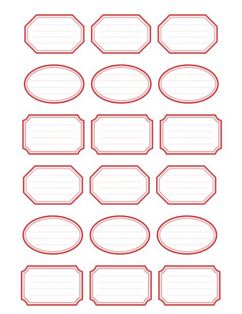 7 Best Images Of Free Printable Labels 1 Oval Label Free Printables
