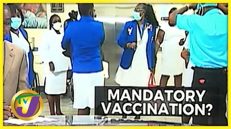 mandatory vaccination for healthcare workers tvj news sept 3 2021 youtube