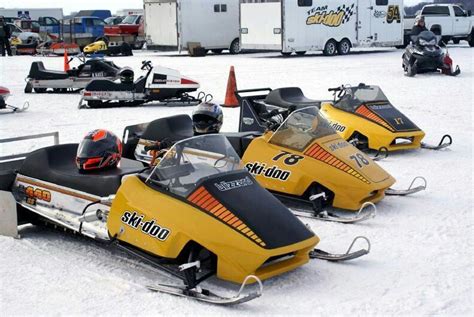 Ski Doo Sno Pro Vintage Sled Snowmobile Vintage Racing