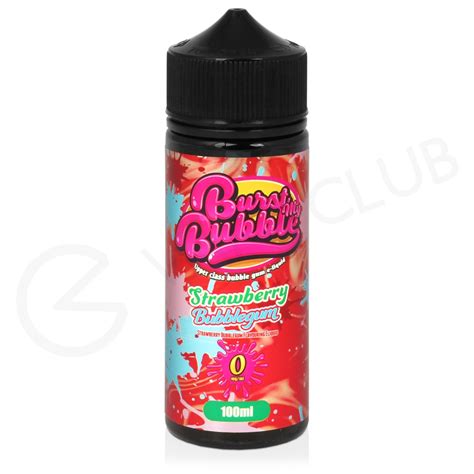 Strawberry Bubblegum Shortfill E Liquid By Burst My Bubble 100ml
