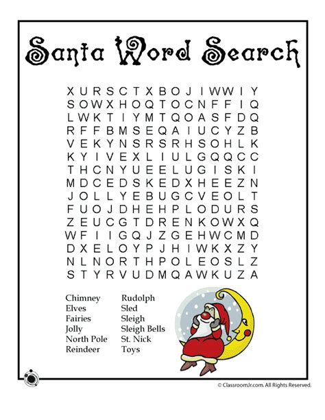 These free hidden picture puzzles will keep help kids improve their observation and tracking skills. Printable Christmas Word Puzzles | Woo! Jr. Kids Activities