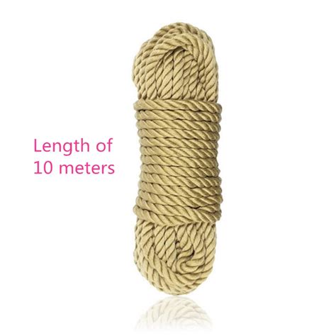 new soft faux jute qoton shibari bondage rope fetish 5m 10m sex slave bdsm bondage trażżin