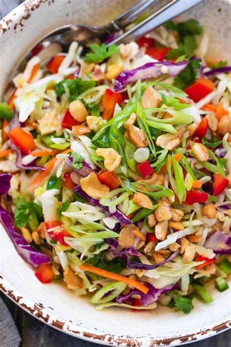 Healthy Cabbage Salad Recipe With Orange Lime Dressing Cabbage Salad