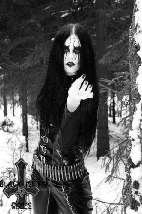 pin on gothic and metal girls