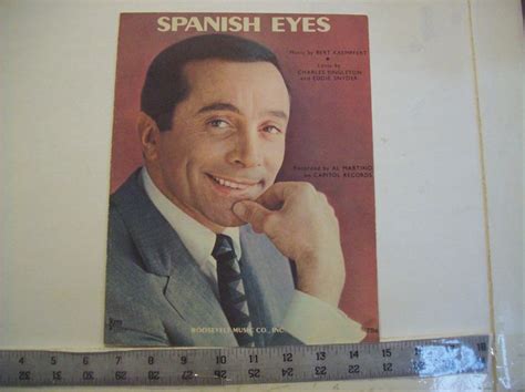spanish eyes vintage sheet music by bert kaempfert charles etsy vintage sheet music spanish