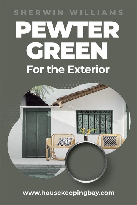 Pewter Green For The Exterior By Sherwin Williams Olive Green Exterior