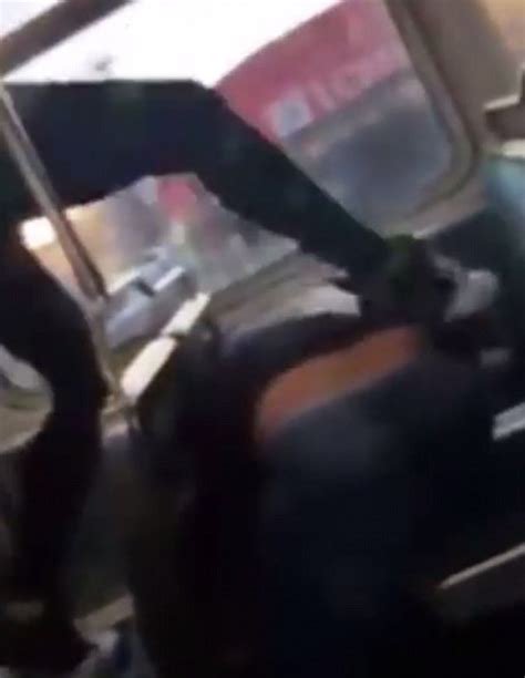 California Woman Brutally Stomps On Drunk Man On Train After Calling