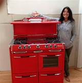 Retro Red Gas Stove Pictures