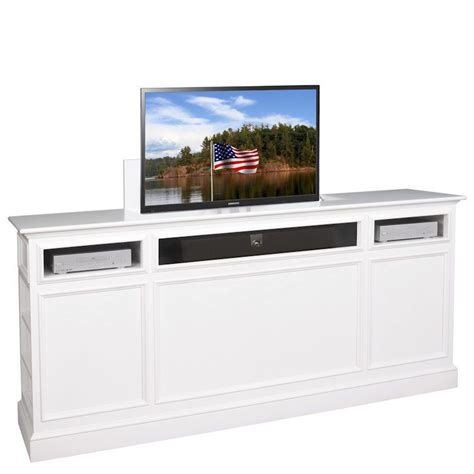 Press a button and the tv lifts out of the cabinet! Suite White TV Lift Cabinet by TVLIFTCABINET.com | Home ...