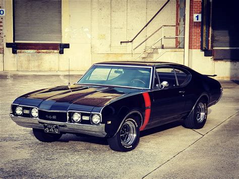 1968 Oldsmobile Cutlass 442 Holiday Sport Coupe Stock 6845cvo For