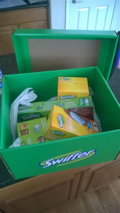 After going to walmart the other day, we found out they had this new version of the mystery power box out, so we had to get one to. swiffer big green box | Little Birdie Secrets