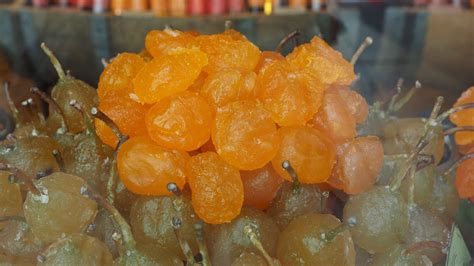 Apricots Candied Candied Fruit Fruits Grapes Konfiert Method Of