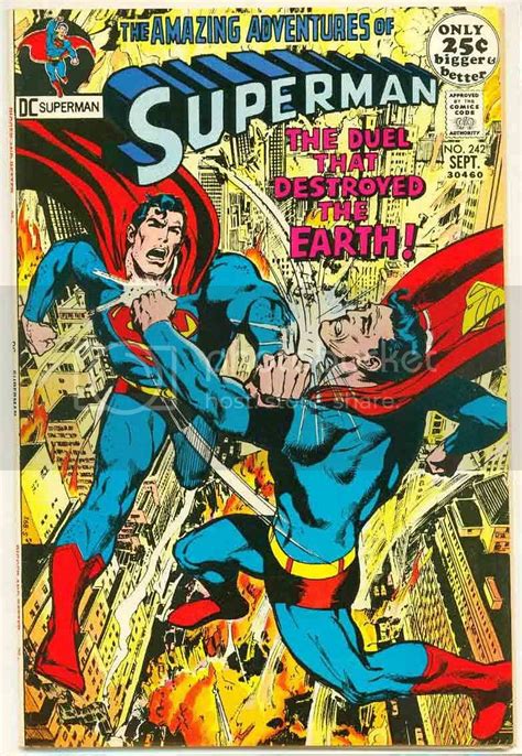 Superman 242 Neal Adams Cover Superman Comic Comics Comic Book Covers