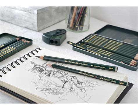 Faber Castell 9000 Art Set Sketching Pencils 12 Tin Pack