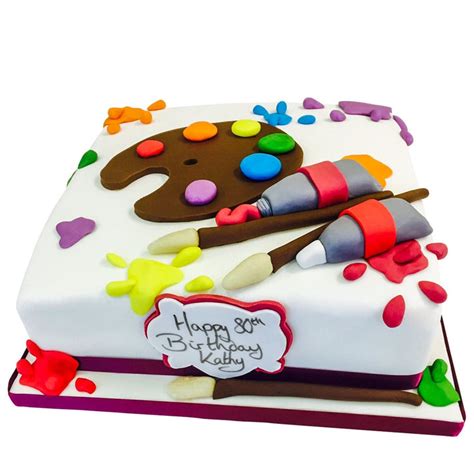 Artist Cake Buy Online Free Uk Delivery — New Cakes