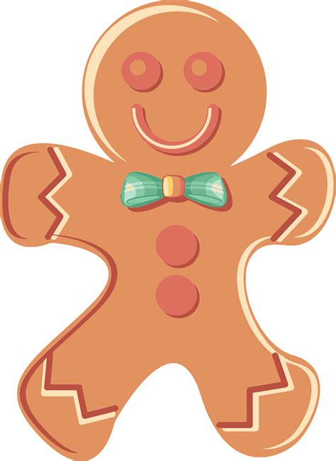 Gingerbread Man Clip Art Png Download Full Size Clipart 5778229