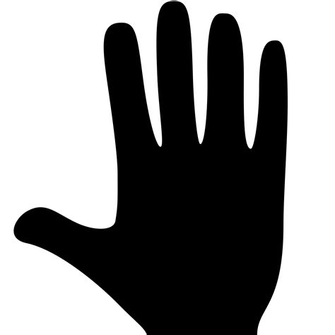 Black Hand Png Isolated Hd Png Mart