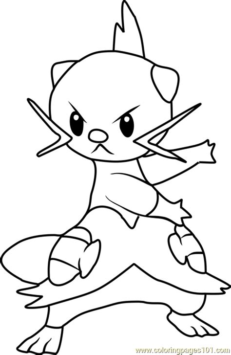 Infernape Coloring Pages at GetColorings.com | Free printable colorings