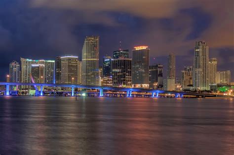 Downtown Miami At Night Matthew Paulson Photography