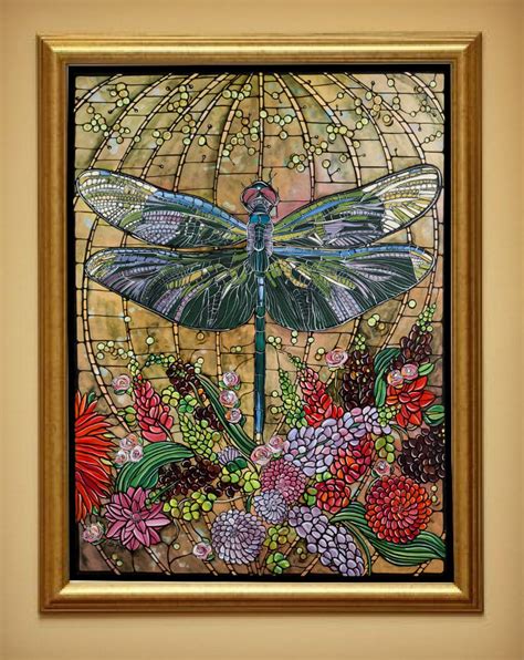 Dragonfly Art Nouveau Print Home Decor 8x10 Paper Etsy